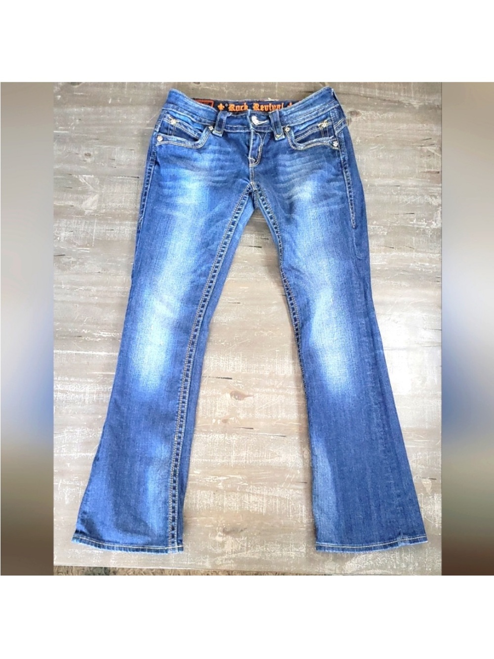 Rock Revival Womens Jeans, Gwen Easy Boot Size 26